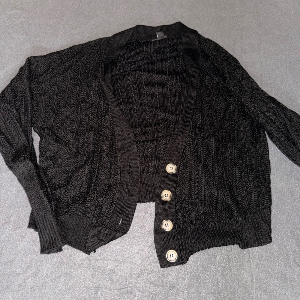 Torrid Black Cardigan